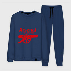 Костюм хлопковый мужской Arsenal: The gunners, цвет: тёмно-синий