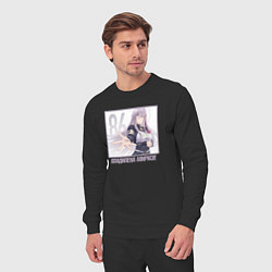 Костюм хлопковый мужской Vladilena - 86, цвет: черный — фото 2