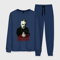 Костюм хлопковый мужской Slipknot mask, цвет: тёмно-синий