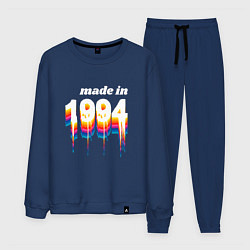 Костюм хлопковый мужской Made in 1994 liquid art, цвет: тёмно-синий