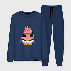 Костюм хлопковый мужской Totoro Majin Buu, цвет: тёмно-синий