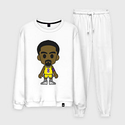 Костюм хлопковый мужской Little Kobe, цвет: белый