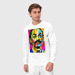 Костюм хлопковый мужской Salvador Dali, цвет: белый — фото 2