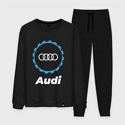 Костюм хлопковый мужской Audi в стиле Top Gear, цвет: черный