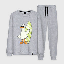 Мужской костюм Гусь серфингист в очках