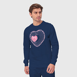 Костюм хлопковый мужской Everythings nice, цвет: тёмно-синий — фото 2