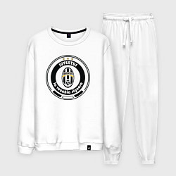 Костюм хлопковый мужской Juventus club, цвет: белый