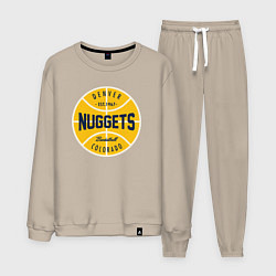 Костюм хлопковый мужской Denver Nuggets 1967, цвет: миндальный