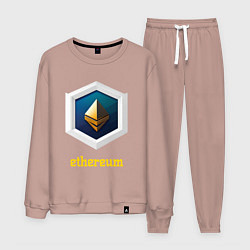 Мужской костюм Логотип Ethereum