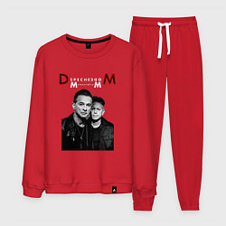 Костюм хлопковый мужской Depeche Mode 2023 Memento Mori - Dave & Martin 09, цвет: красный