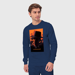 Костюм хлопковый мужской Взгляд Оппенгеймера, цвет: тёмно-синий — фото 2