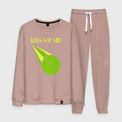 Костюм хлопковый мужской Tennis ace, цвет: пыльно-розовый