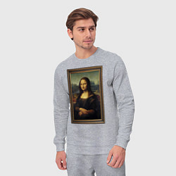 Костюм хлопковый мужской Mona Lisa - original, цвет: меланж — фото 2