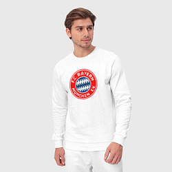Костюм хлопковый мужской Бавария клуб, цвет: белый — фото 2