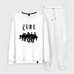 Костюм хлопковый мужской The Cure - A Band, цвет: белый