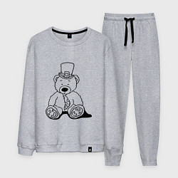 Мужской костюм Плюшевый мишка лепрекон - раскраска