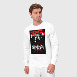 Костюм хлопковый мужской Slipknot - all, цвет: белый — фото 2