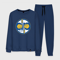 Костюм хлопковый мужской Warriors hoop kid, цвет: тёмно-синий