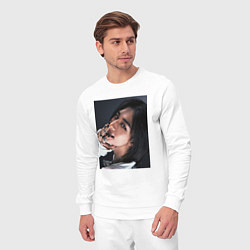Костюм хлопковый мужской Hyunjin Rock Star Stray Kids, цвет: белый — фото 2