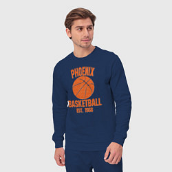 Костюм хлопковый мужской Phoenix basketball 1968, цвет: тёмно-синий — фото 2