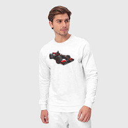 Костюм хлопковый мужской Formula 1 Макларен, цвет: белый — фото 2