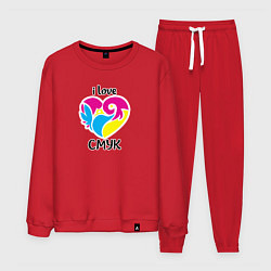 Мужской костюм I love cmyk