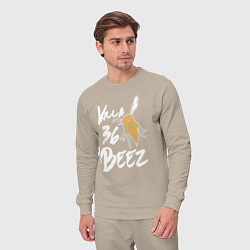 Костюм хлопковый мужской Killa beez 36, цвет: миндальный — фото 2