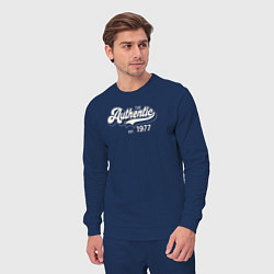 Костюм хлопковый мужской Authentic 1977, цвет: тёмно-синий — фото 2