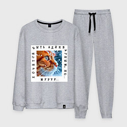 Мужской костюм Рыжий кот: хочется быть адекватным но мур