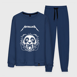 Костюм хлопковый мужской Metallica rock panda, цвет: тёмно-синий