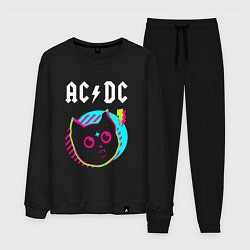 Мужской костюм AC DC rock star cat
