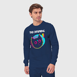 Костюм хлопковый мужской The Offspring rock star cat, цвет: тёмно-синий — фото 2