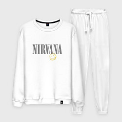 Мужской костюм Nirvana logo smile