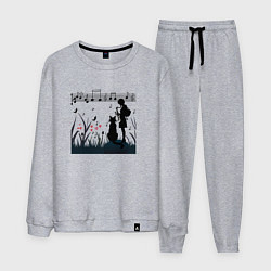 Мужской костюм Девушка и кот или музыка для души