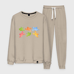 Мужской костюм Шесть птичек