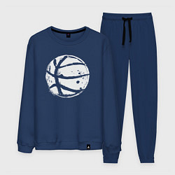 Костюм хлопковый мужской Basket balls, цвет: тёмно-синий