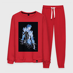 Костюм хлопковый мужской Поднятие уровня в одиночку охотник Джин Ву, цвет: красный