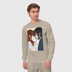 Костюм хлопковый мужской Хоримия Кёко Хори, цвет: миндальный — фото 2