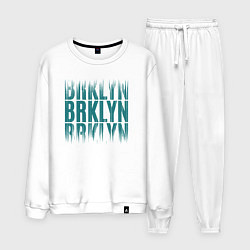 Костюм хлопковый мужской Brklyn, цвет: белый