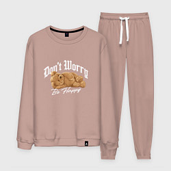 Мужской костюм Dont worry be happy y2k