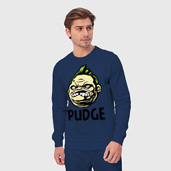 Костюм хлопковый мужской Pudge Face, цвет: тёмно-синий — фото 2
