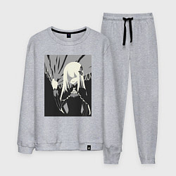Костюм хлопковый мужской ReZero Ехидна, цвет: меланж