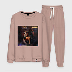 Костюм хлопковый мужской Салон красоты - Скелеты в шкафу, цвет: пыльно-розовый