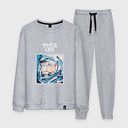 Костюм хлопковый мужской White Lies - Big TV new merch, цвет: меланж