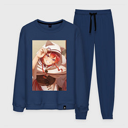Костюм хлопковый мужской Реинкарнация безработного Эрис Бореас Грейрат кошк, цвет: тёмно-синий