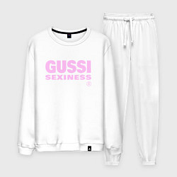 Костюм хлопковый мужской Гусси - секси, цвет: белый