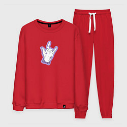 Костюм хлопковый мужской BTS Army Cool, цвет: красный