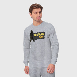 Костюм хлопковый мужской Рэпер, цвет: меланж — фото 2