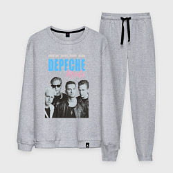 Костюм хлопковый мужской Depeche Mode Vintage, цвет: меланж