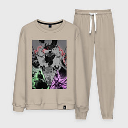 Костюм хлопковый мужской Ван-Пис Зоро Ророноа пират, цвет: миндальный